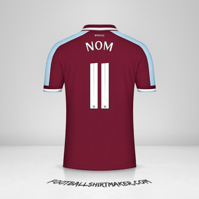 Maillot West Ham United FC Cup 2021/2022 -  nom - 11