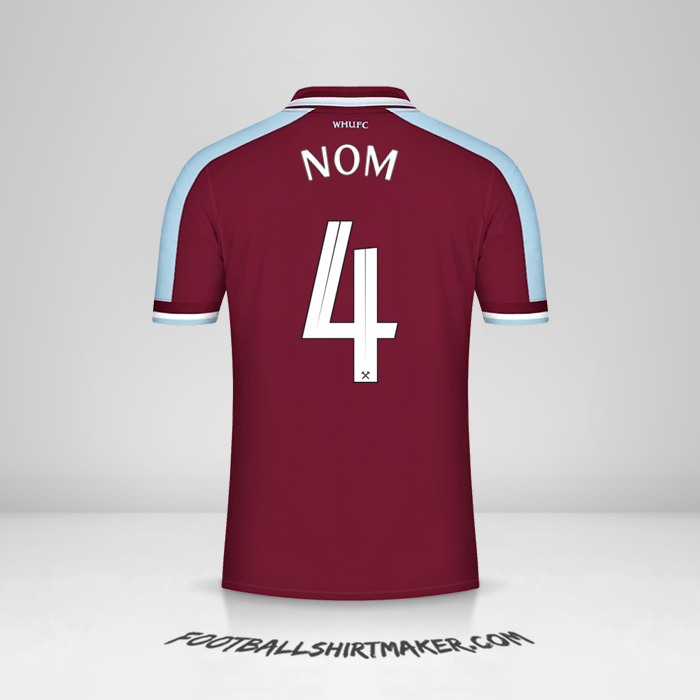 Maillot West Ham United FC Cup 2021/2022 -  nom - 4