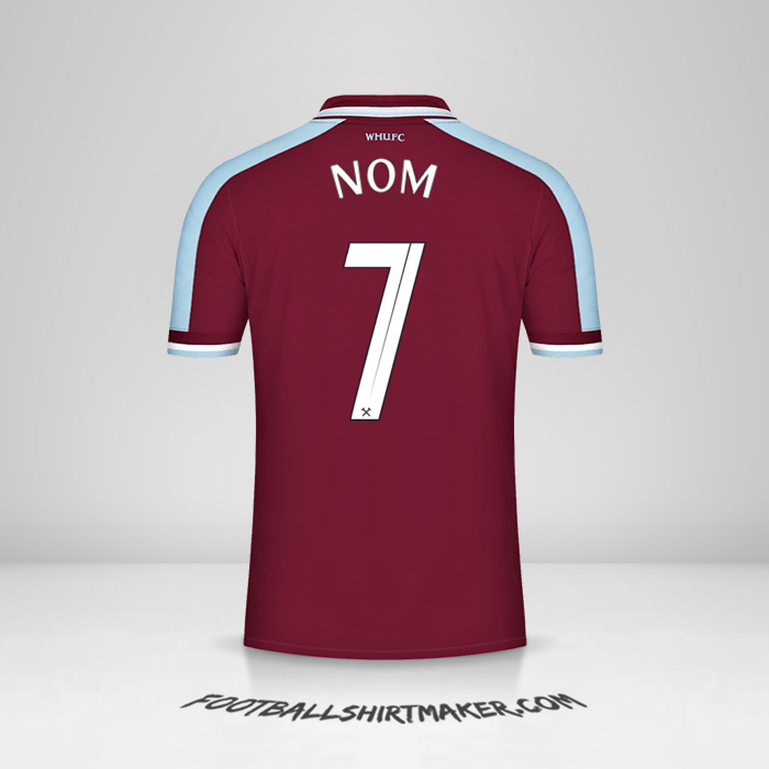 Maillot West Ham United FC Cup 2021/2022 -  nom - 7