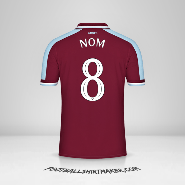 Maillot West Ham United FC Cup 2021/2022 -  nom - 8