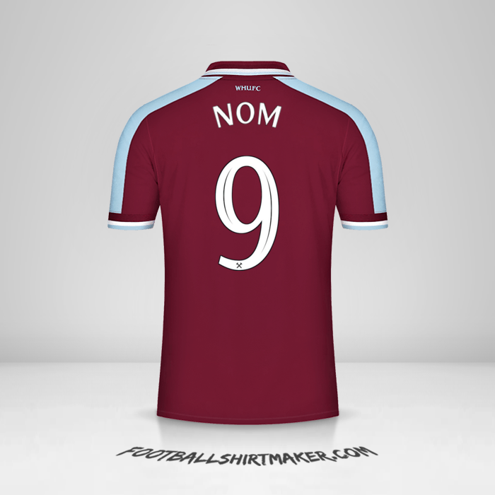 Maillot West Ham United FC Cup 2021/2022 -  nom - 9
