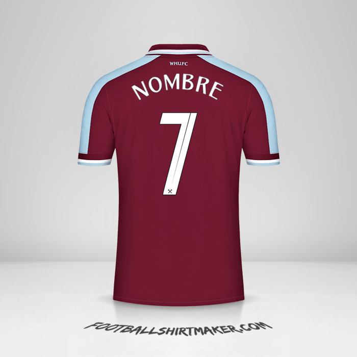 Jersey West Ham United FC Cup 2021/2022 -  nombre - 7