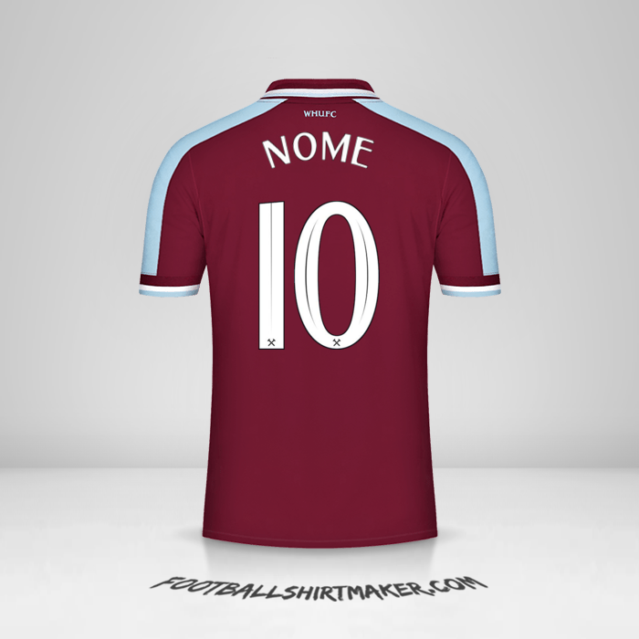 Maglia West Ham United FC Cup 2021/2022 -  nome - 10
