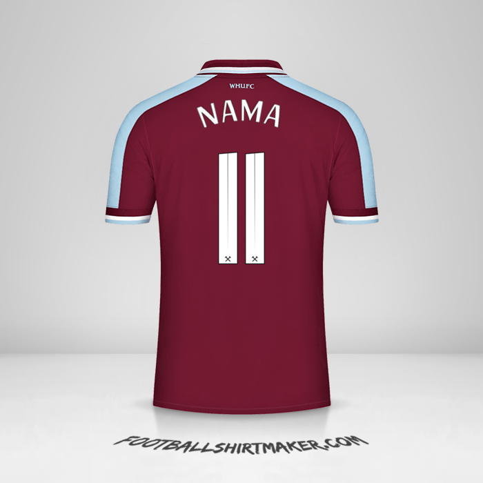 Jersey West Ham United FC Cup 2021/2022 -  nama - 11