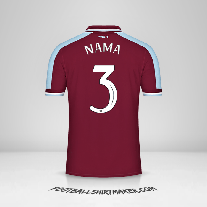 Jersey West Ham United FC Cup 2021/2022 -  nama - 3