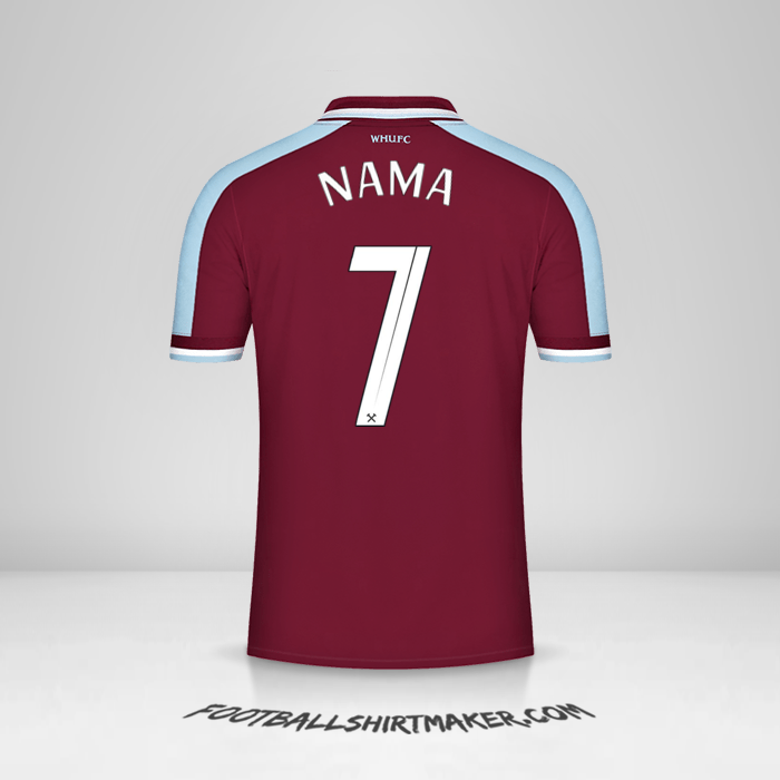 Jersey West Ham United FC Cup 2021/2022 -  nama - 7