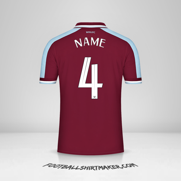Trikot West Ham United FC Cup 2021/2022 -  name - 4