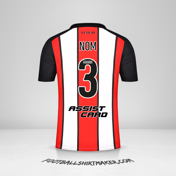 Maillot River Plate 2021/2022 Troisième -  nom - 3