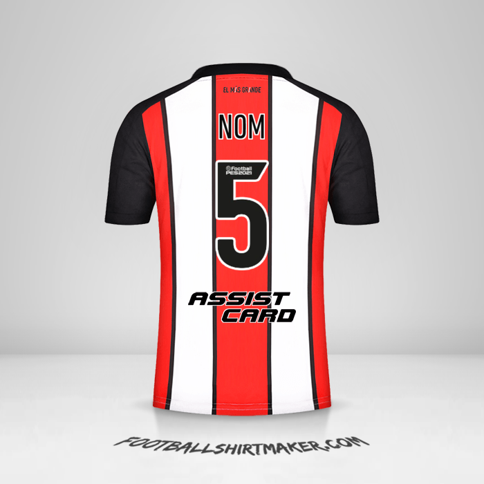 Maillot River Plate 2021/2022 Troisième -  nom - 5