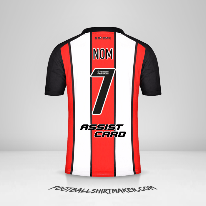 Maillot River Plate 2021/2022 Troisième -  nom - 7