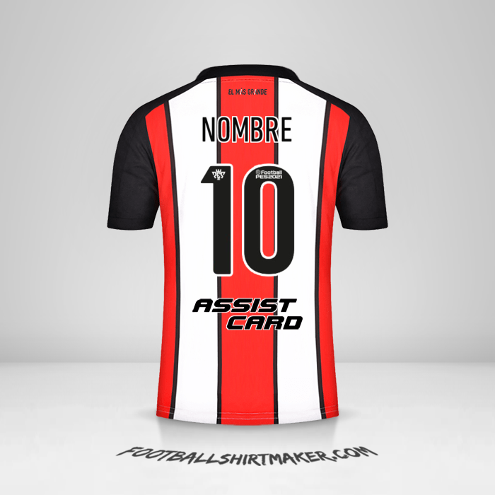 Jersey River Plate 2021/2022 Tercera -  nombre - 10