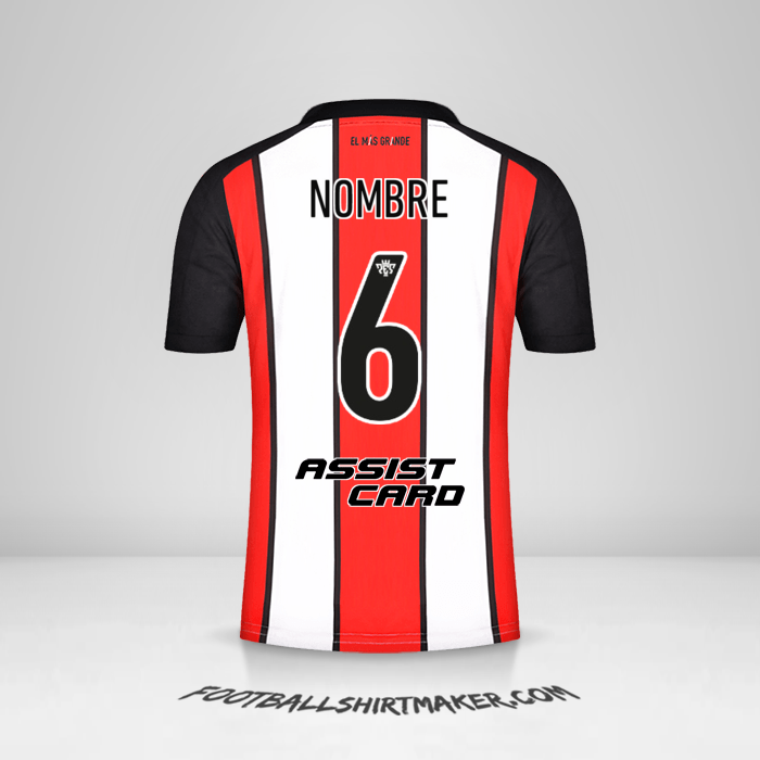 Camiseta River Plate 2021/2022 Tercera -  nombre - 6