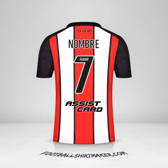 Jersey River Plate 2021/2022 Tercera -  nombre - 7