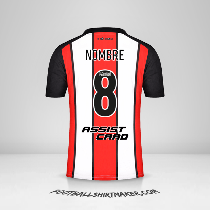 Jersey River Plate 2021/2022 Tercera -  nombre - 8