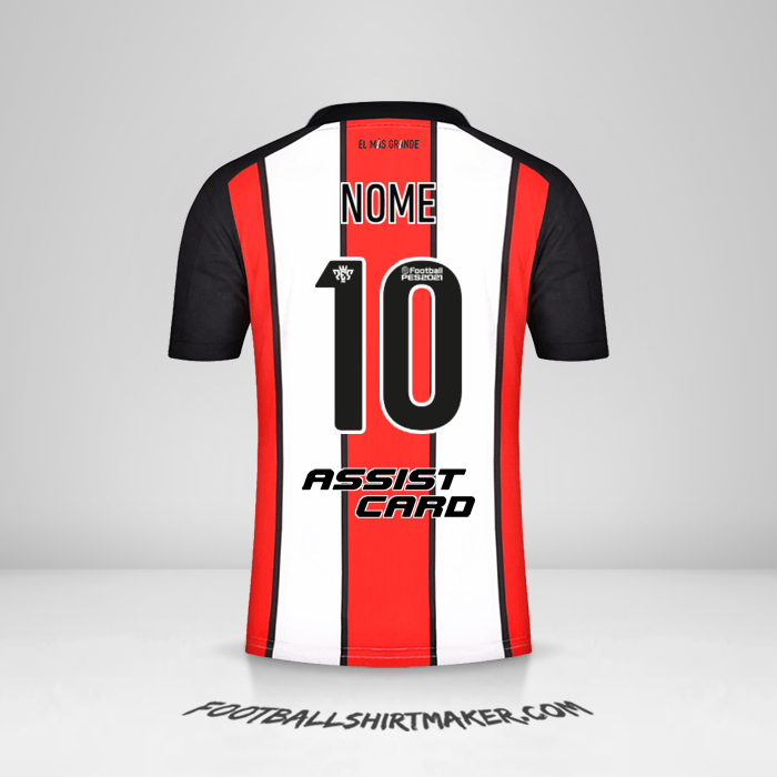 Camisola River Plate 2021/2022 Terceira -  nome - 10