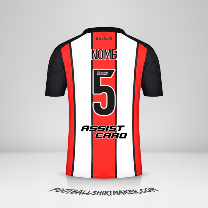 Camisa River Plate 2021/2022 Terceira -  nome - 5