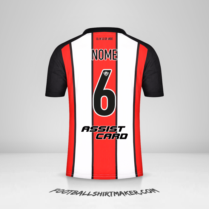 Camisa River Plate 2021/2022 Terceira -  nome - 6