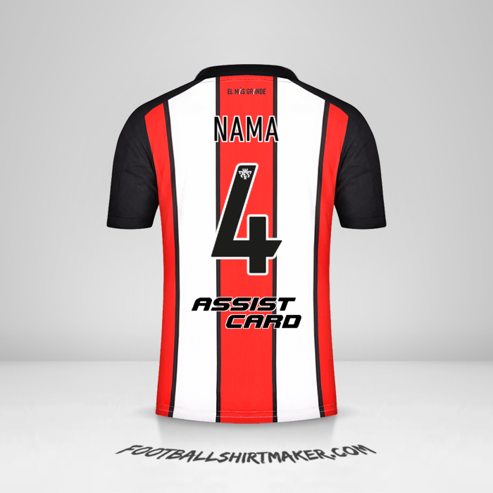 Jersey River Plate 2021/2022 Ketiga -  nama - 4