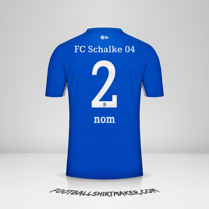 Maillot Schalke 04 2021/2022 -  nom - 2
