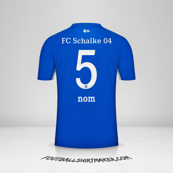Maillot Schalke 04 2021/2022 -  nom - 5