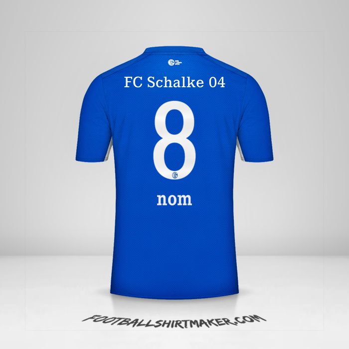 Maillot Schalke 04 2021/2022 -  nom - 8