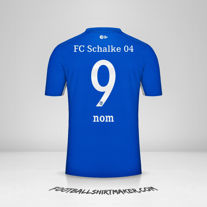 Maillot Schalke 04 2021/2022 -  nom - 9