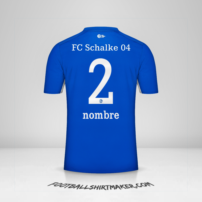 Jersey Schalke 04 2021/2022 -  nombre - 2