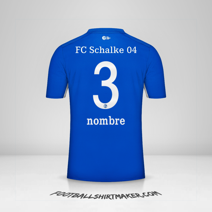 Jersey Schalke 04 2021/2022 -  nombre - 3
