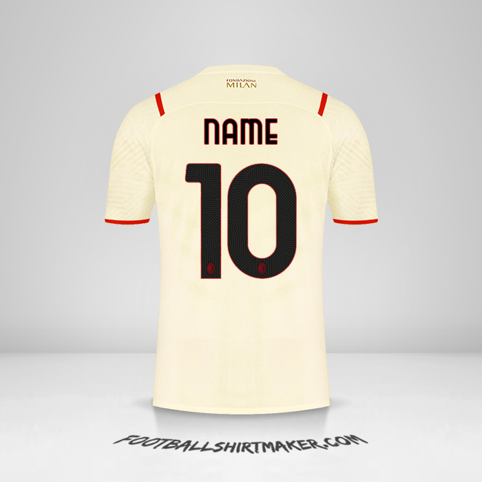 Trikot AC Milan 2021/2022 Auswärts -  name - 10