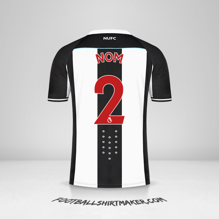 Maillot Newcastle United FC 2021/2022 -  nom - 2