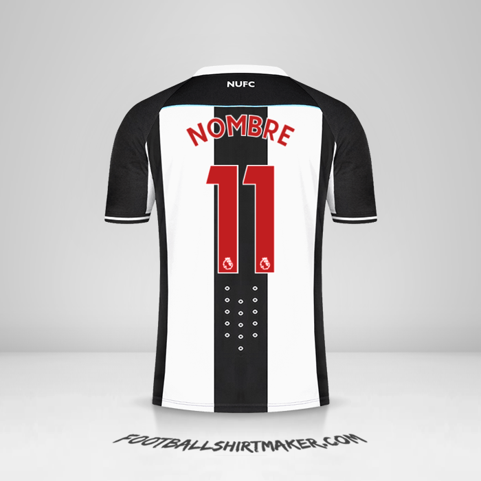 Camiseta Newcastle United FC 2021/2022 -  nombre - 11