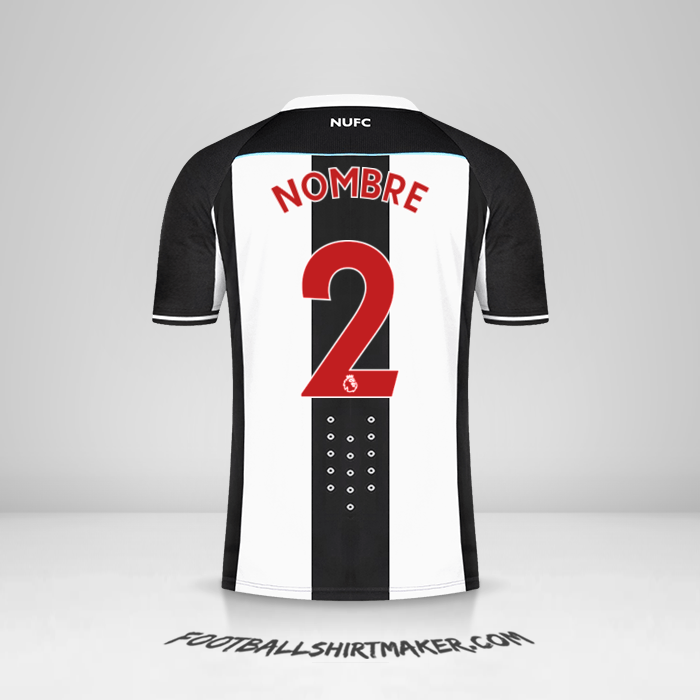 Jersey Newcastle United FC 2021/2022 -  nombre - 2
