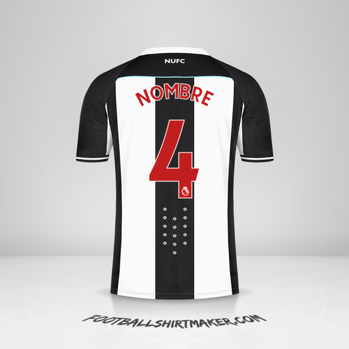 Jersey Newcastle United FC 2021/2022 -  nombre - 4