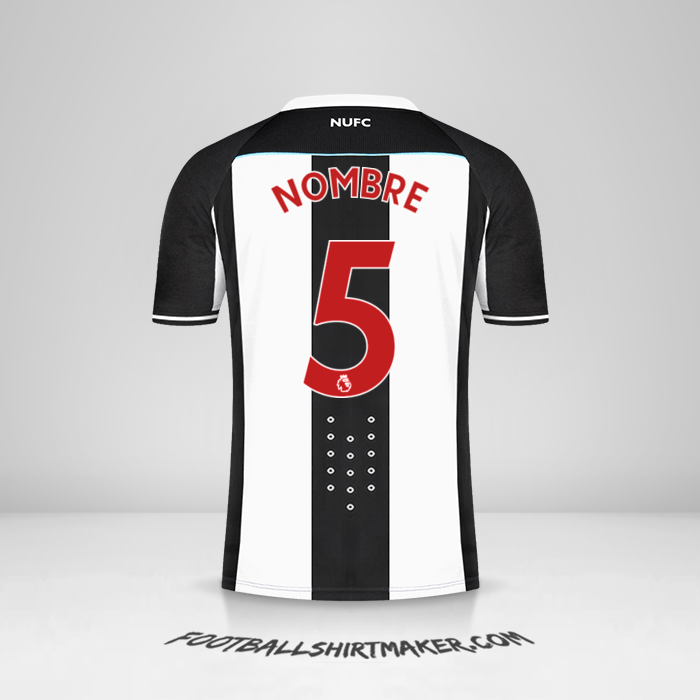Camiseta Newcastle United FC 2021/2022 -  nombre - 5