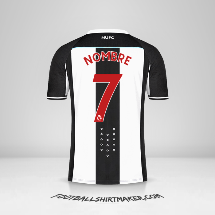 Camiseta Newcastle United FC 2021/2022 -  nombre - 7