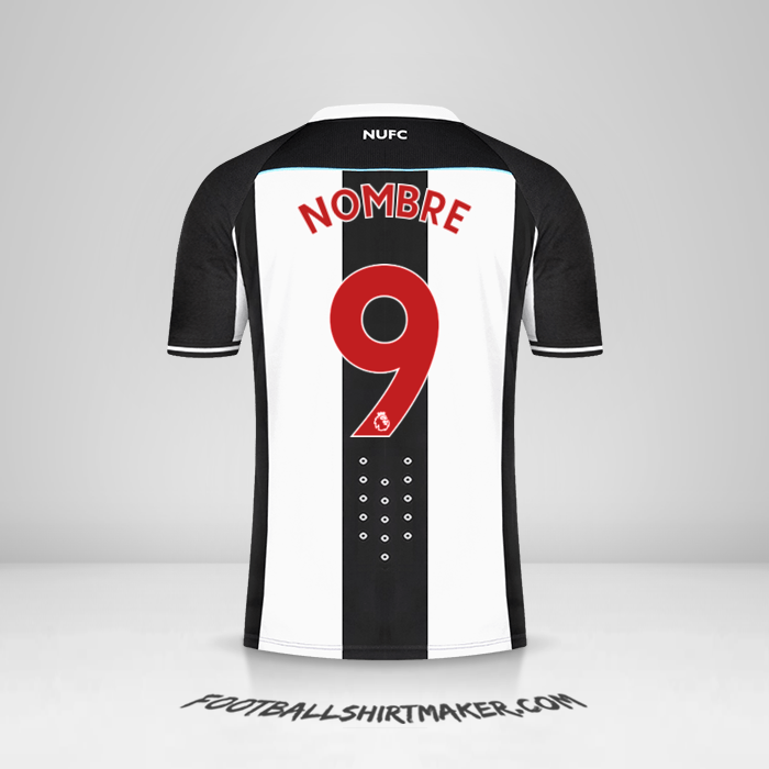 Jersey Newcastle United FC 2021/2022 -  nombre - 9