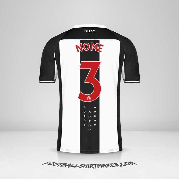 Camisa Newcastle United FC 2021/2022 -  nome - 3