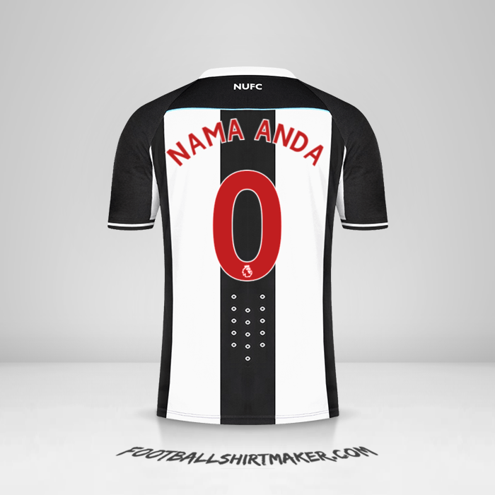 Jersey Newcastle United FC 2021/2022 -  nama anda - 0
