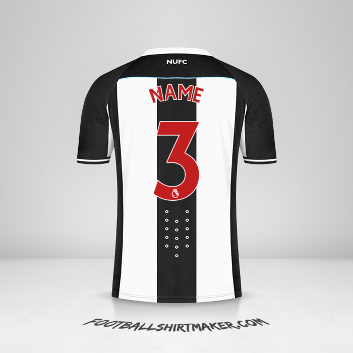 Jersey Newcastle United FC 2021/2022 -  name - 3