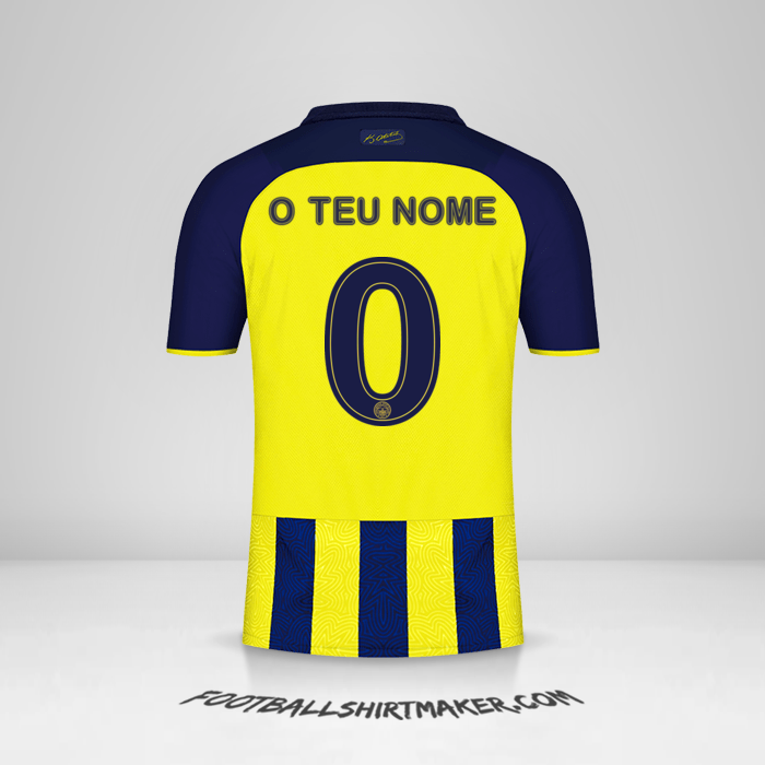 Camisola Fenerbahce SK Cup 2021/2022 -  o teu nome - 0