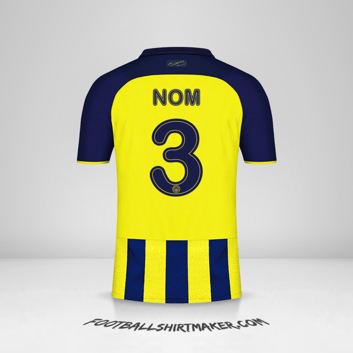 Maillot Fenerbahce SK Cup 2021/2022 -  nom - 3