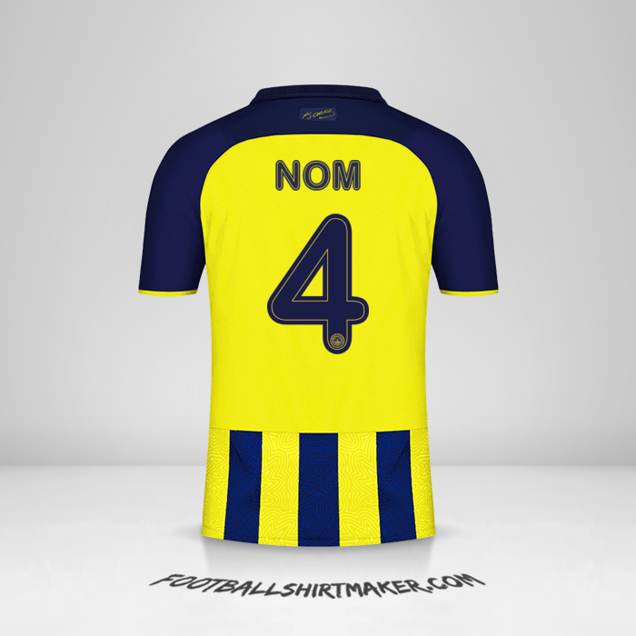 Maillot Fenerbahce SK Cup 2021/2022 -  nom - 4