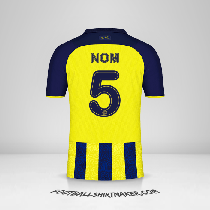 Maillot Fenerbahce SK Cup 2021/2022 -  nom - 5