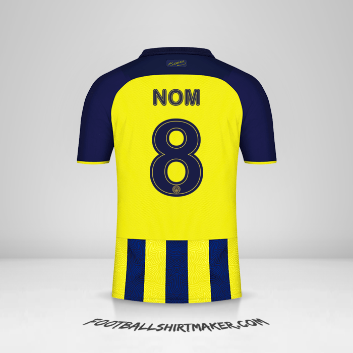 Maillot Fenerbahce SK Cup 2021/2022 -  nom - 8