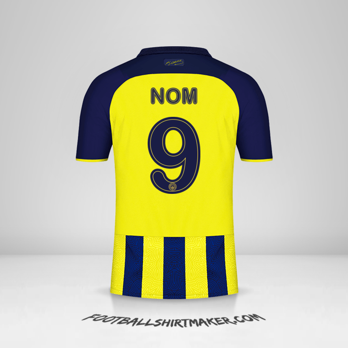 Maillot Fenerbahce SK Cup 2021/2022 -  nom - 9
