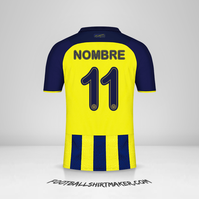 Camiseta Fenerbahce SK Cup 2021/2022 -  nombre - 11