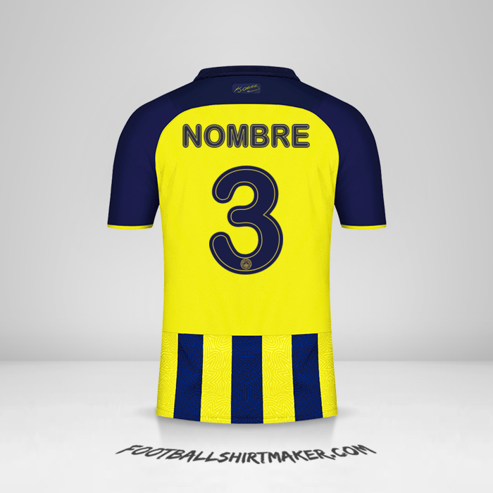 Jersey Fenerbahce SK Cup 2021/2022 -  nombre - 3