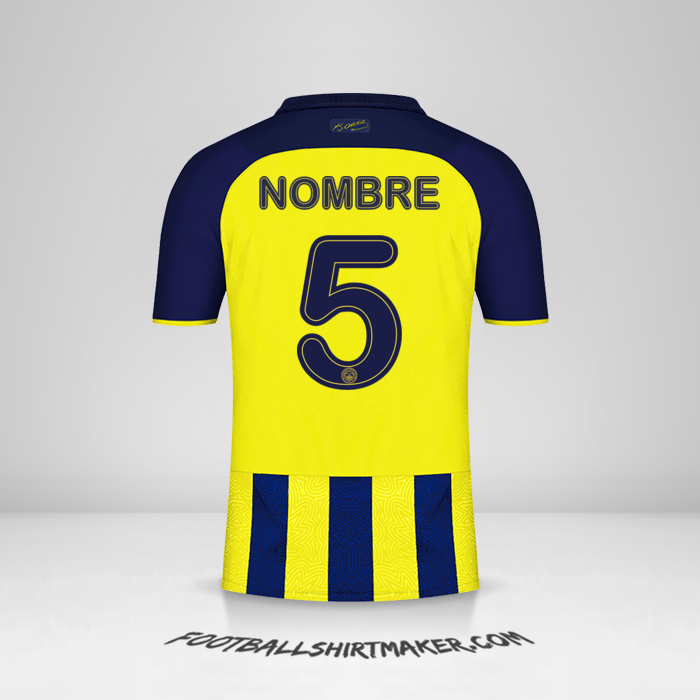 Camiseta Fenerbahce SK Cup 2021/2022 -  nombre - 5