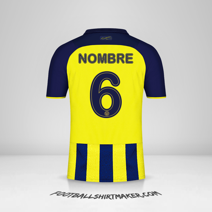 Jersey Fenerbahce SK Cup 2021/2022 -  nombre - 6