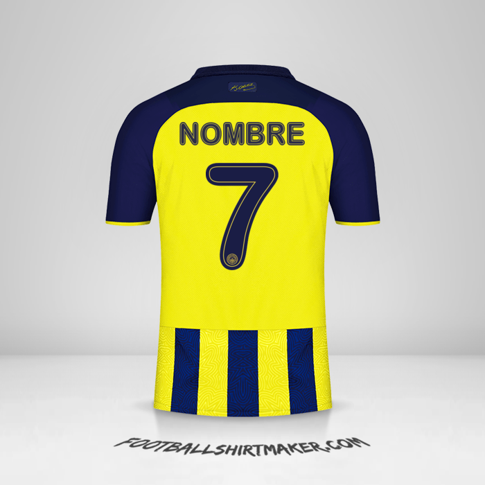 Jersey Fenerbahce SK Cup 2021/2022 -  nombre - 7